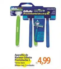 Atacadão Gillette - barbear prestobarba 2 oferta