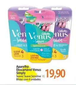 Atacadão Venus - aparelho descartável simply oferta