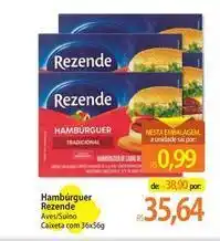 Atacadão Rezende - hambúrguer oferta
