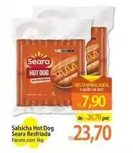 Atacadão Seara - salsicha hot dog oferta
