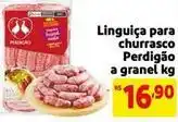 Mercado Extra Perdigão - linguiça para churrasco a granel oferta