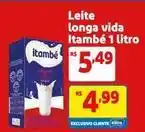 Mercado Extra Itambé - leite longa vida oferta