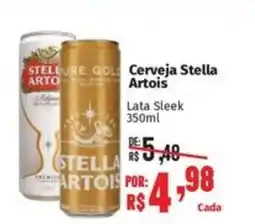 Supermercados Mateus Cerveja Stella Artois Lata Sleek oferta