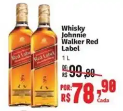 Supermercados Mateus Whisky Johnnie Walker Red Label oferta