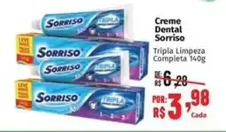 Supermercados Mateus Creme Dental Sorriso oferta