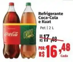 Supermercados Mateus Refrigerante Coca-Cola e Kuat oferta