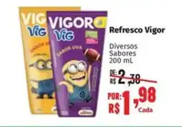 Supermercados Mateus Refresco Vigor oferta