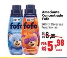 Supermercados Mateus Amaciante Concentrado Fofo oferta
