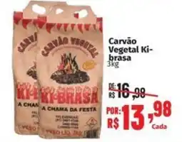 Supermercados Mateus Carvão Vegetal Ki-brasa oferta