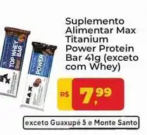 Power - suplemento alimentar max titanium protein bar
