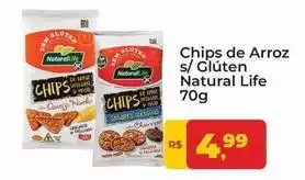 Tonin Superatacado Natural life - chips de arroz s/ gluten oferta