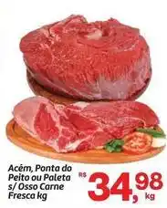Fort Atacadista Acém, ponta do peito ou paleta s/ osso carne fresca oferta