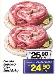 Fort Atacadista Bovina - costela bovina c/osso bandeja oferta