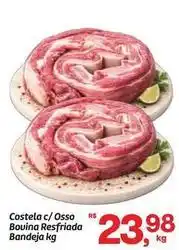 Fort Atacadista Bovina - costela c/osso bouina resfriada bandeja oferta