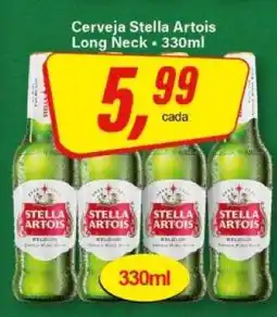 Rede Supermarket Cerveja Stella Artois Long Neck oferta