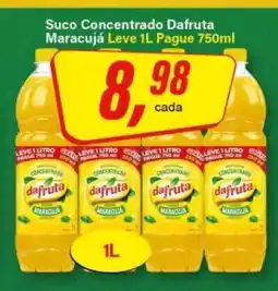Rede Supermarket Suco Concentrado Dafruta Maracujá oferta