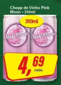 Rede Supermarket Chopp de Vinho Pink Moon oferta