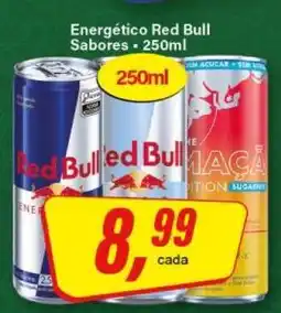 Rede Supermarket Energético Red Bull Sabores oferta