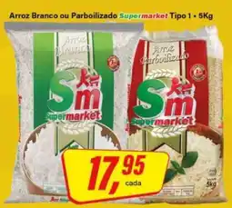 Rede Supermarket Arroz Branco ou Parboilizado Supermarket Tipo 1 oferta