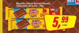 Rede Supermarket Biscoito Choco Biscuit Garoto oferta