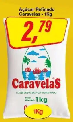 Rede Supermarket AÇÚCAR REFINADO CARAVELAS oferta