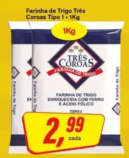 Rede Supermarket Farinha de Trigo Três Coroas Tipo 1 oferta