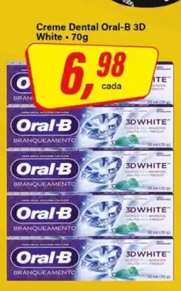 Rede Supermarket Creme Dental Oral-B 3D White oferta