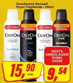 Rede Supermarket Desodorante Aerossol Dryon Fragrâncias oferta