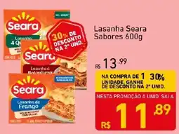 Extrabom Supermercados Lasanha Seara Sabores oferta