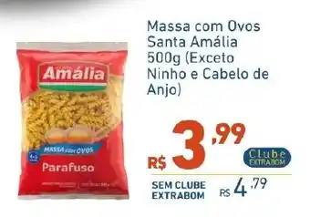 Extrabom Supermercados Massa com Ovos Santa Amália oferta