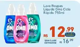 Extrabom Supermercados Lava Roupas Líquido Omo Ciclo Rápido oferta