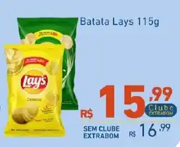 Extrabom Supermercados Batata Lays oferta