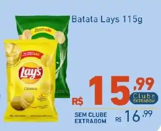 Extrabom Supermercados Batata Lays oferta