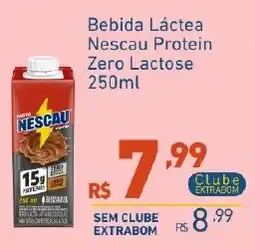 Extrabom Supermercados Bebida Láctea Nescau Protein Zero Lactose oferta