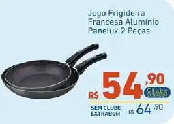 Extrabom Supermercados Jogo Frigideira Francesa Alumínio Panelux 2 Peças oferta