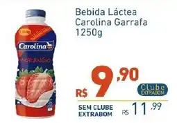 Extrabom Supermercados Bebida Láctea Carolina Garrafa oferta