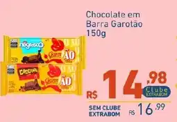 Extrabom Supermercados Chocolate em Barra Garotão oferta