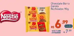 Extrabom Supermercados Chocolate Barra Garoto Recheados oferta