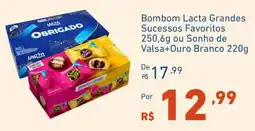 Extrabom Supermercados Bom bom Lacta Grandes Sucessos Favoritos ou Sonho de Valsa+Ouro Branco oferta