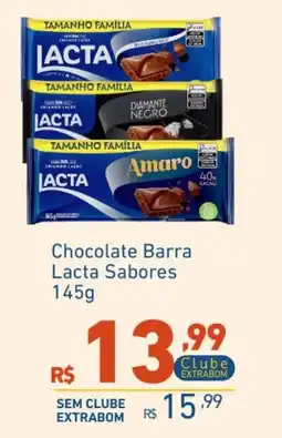 Extrabom Supermercados Chocolate Barra Lacta Sabores oferta