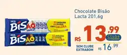 Extrabom Supermercados Chocolate Bisão Lacta oferta