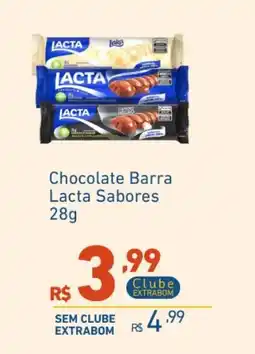 Extrabom Supermercados Chocolate Barra Lacta Sabores oferta