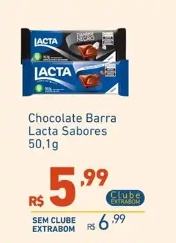 Extrabom Supermercados Chocolate Barra Lacta Sabores oferta