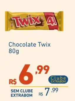 Extrabom Supermercados Chocolate Twix oferta