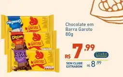 Extrabom Supermercados Chocolate em Barra Garoto oferta