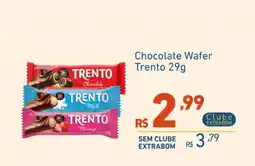 Extrabom Supermercados Chocolate Wafer Trento oferta