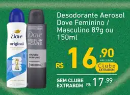 Extrabom Supermercados Desodorante Aerosol Dove Feminino / Masculino oferta