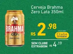 Extrabom Supermercados Cerveja Brahma Zero Lata oferta