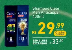 Extrabom Supermercados Shampoo Clear Men Anticaspa oferta