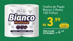 Extrabom Supermercados Toalha de Papel Bianco 2 Rolos oferta